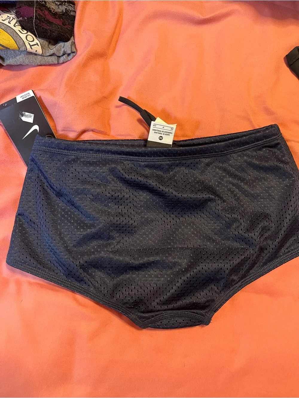 Nike Youth Swim Drag Shorts Navy Mesh Training Suit Size 26 NWT